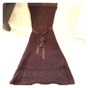 Sparkling gold/brown Bebe dress